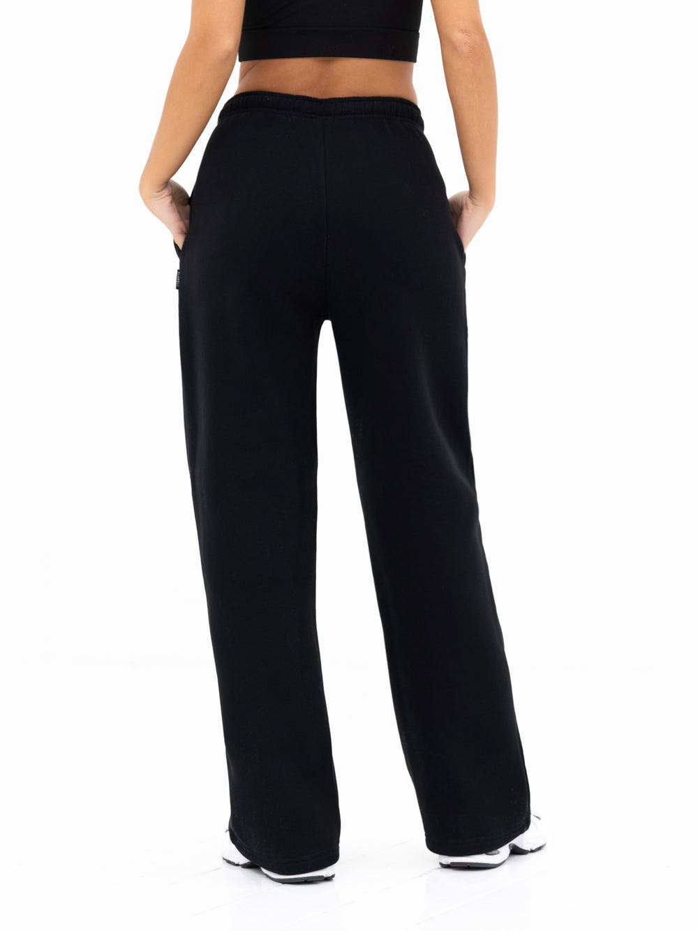 Black Wide Leg Tracksuit