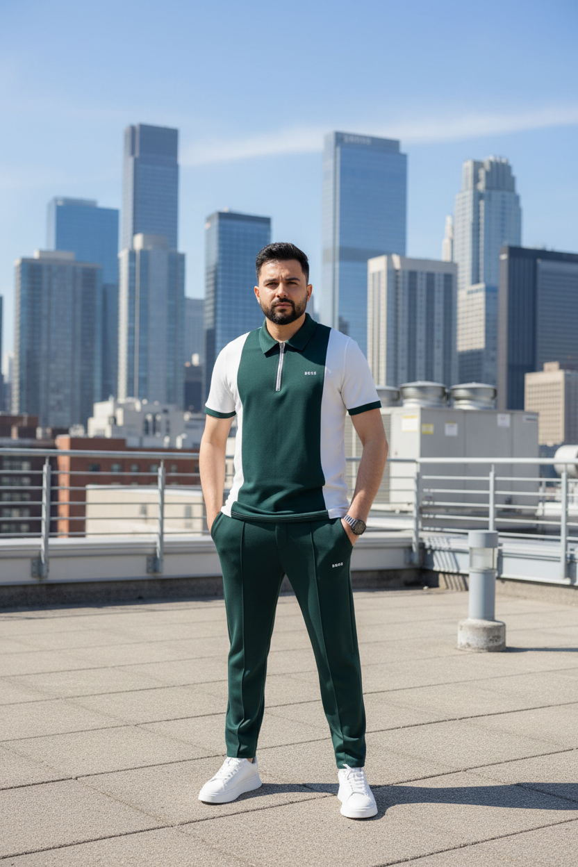 Green Boss Tracksuit