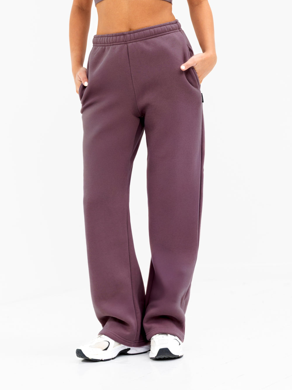 Light Plum Wide Leg Tracksuit