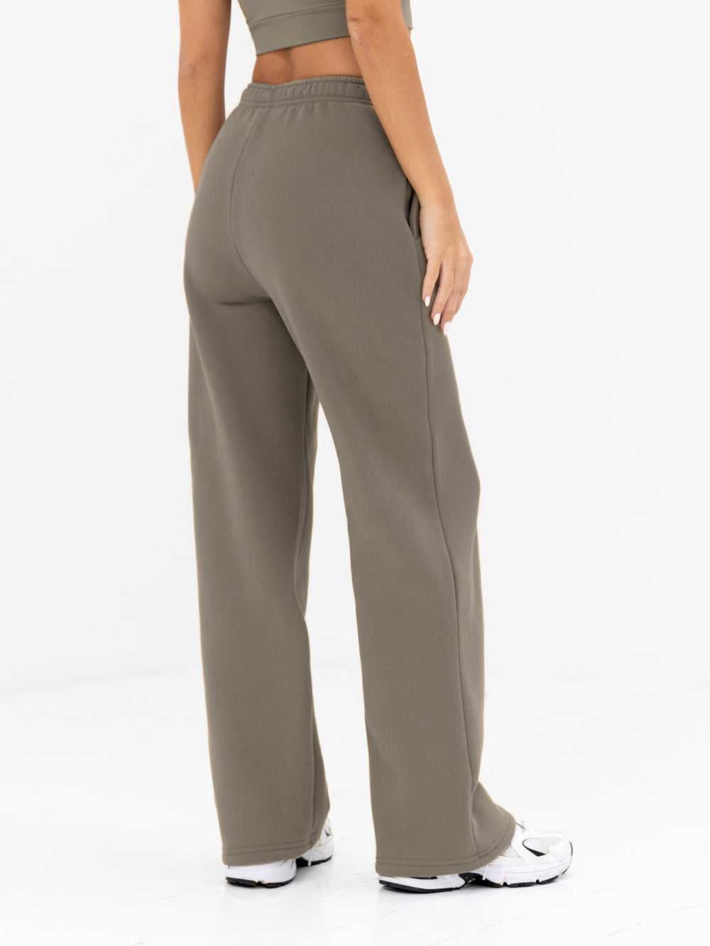 Safari Green Wide Leg Tracksuit
