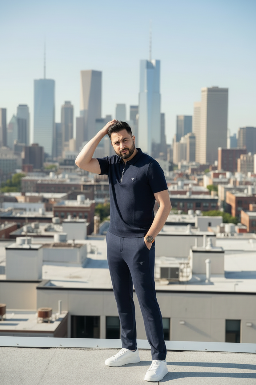 Navy Prada Tracksuit