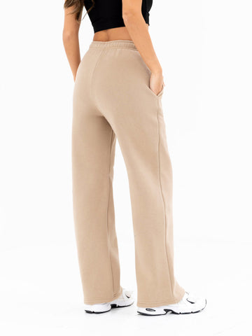 Tan Wide Leg Tracksuit