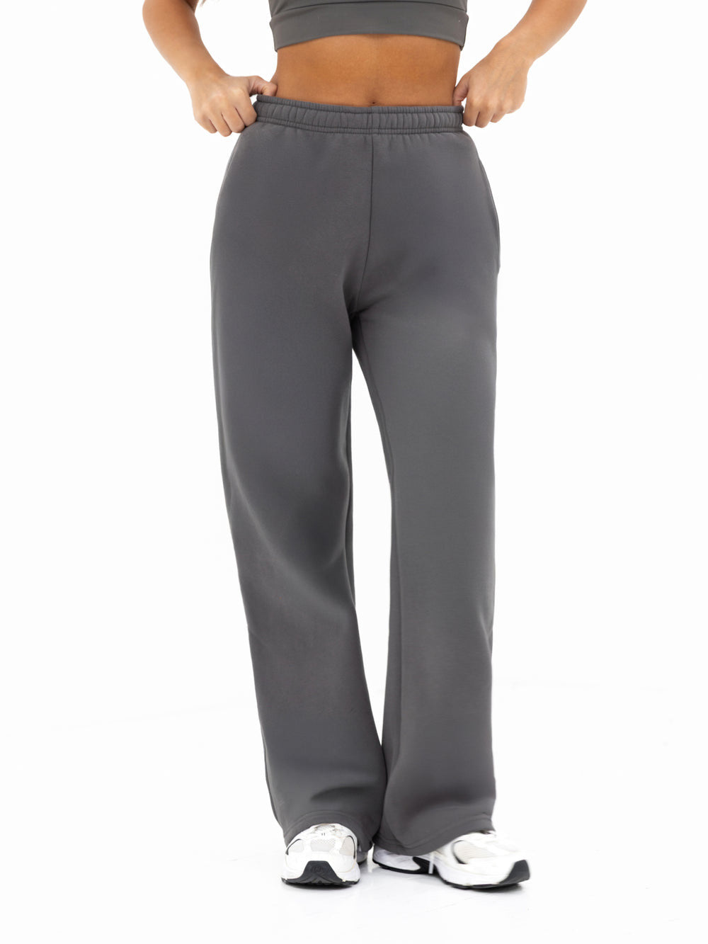 Grey Wide Leg Tracksuit