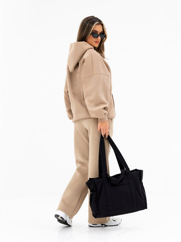 Tan Wide Leg Tracksuit