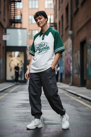 Women Green Rich Polo